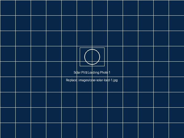 Solar panel loading 1