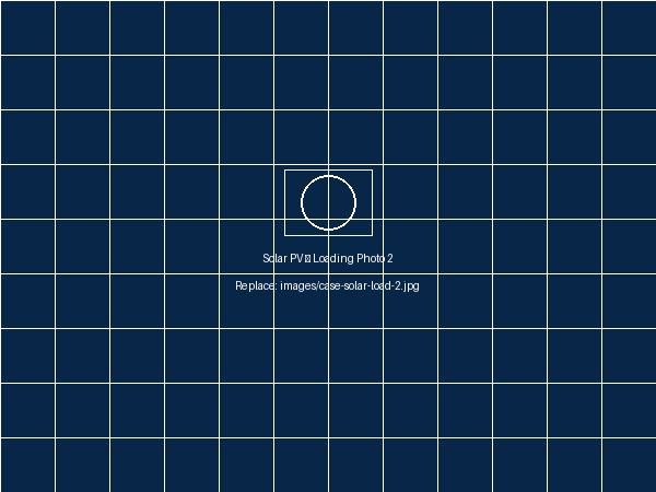 Solar panel loading 2